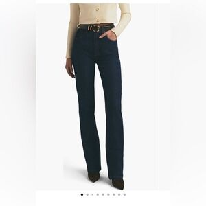 Favorite Daughter Dark Indigo Straight-Leg Jeans